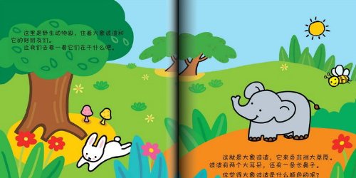 4岁图画故事:动物园