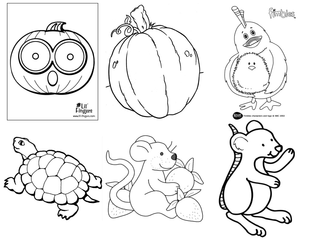 儿童简笔画:40种动物_动物卡片
